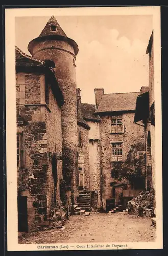 AK Carennac /Lot, Cour intérieure du Doyenné