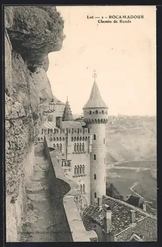 AK Rocamadour, Chemin de Ronde