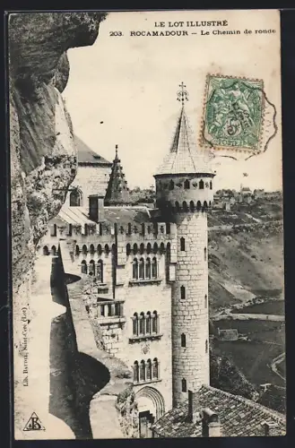 AK Rocamadour, Le Chemin de ronde