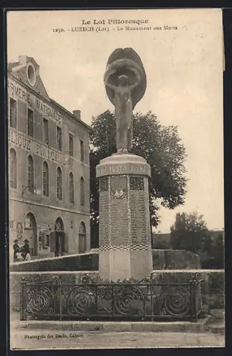 AK Luzech /Lot, Le Monument aux Morts
