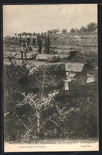 AK Padirac, La Descente avant l`aménagement