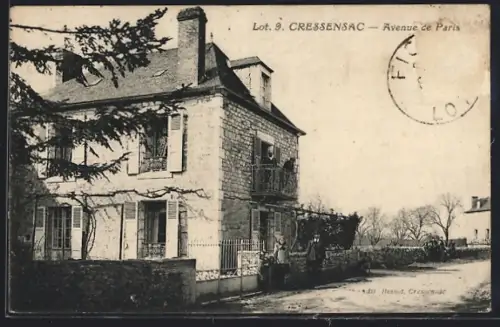 AK Cressensac, Avenue de Paris