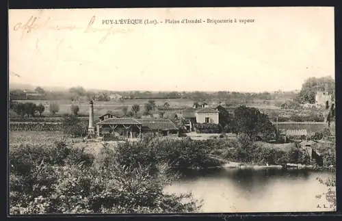 AK Puy-l`Évêque /Lot, Plaine d`Issudel, Briqueterie à vapeur