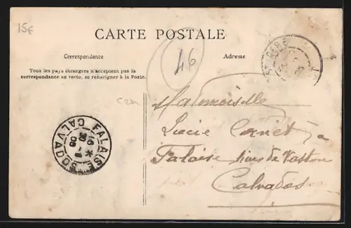 AK Rocamadour, Caussière trayant la chèvre