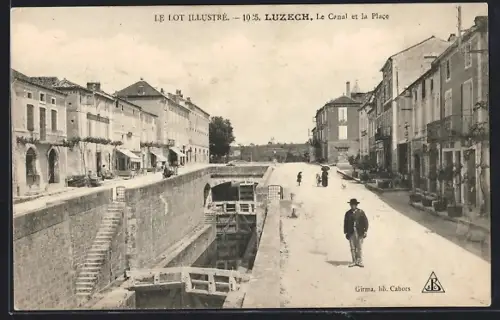 AK Luzech, Le Canal et la Place