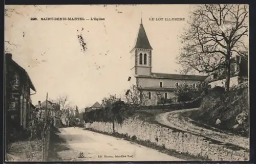 AK Saint-Denis-Martel, L`Église