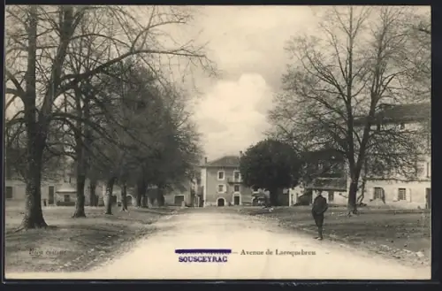 AK Sousceyrac, Avenue de Laroquebrou