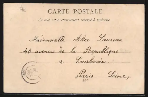 AK Gramat, Le Couvent et l`Avenue de la Gare