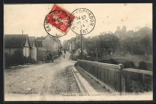 AK Gourdon, Avenue de la Gare