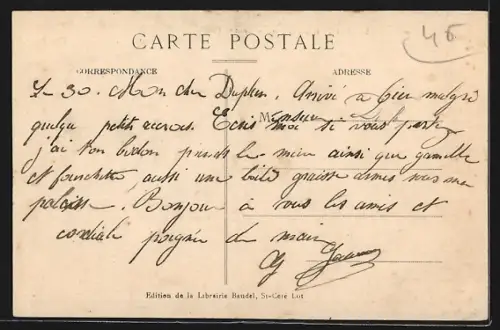 AK Conduché /Lot, Pont et Tunnel