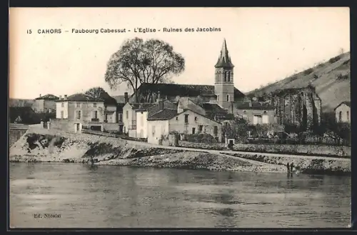 AK Cahors, Faubourg Cabessut, L`Église, Ruines des Jacobins