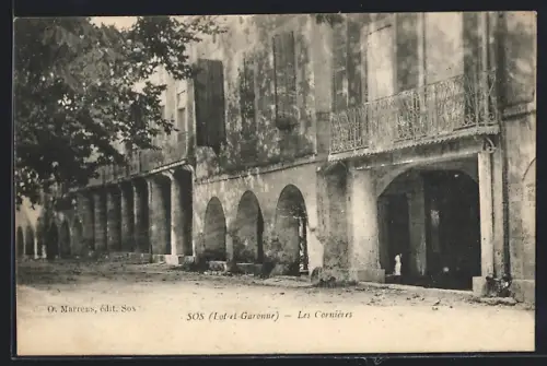 AK Sos /Lot-et-Garonne, Les Cornières