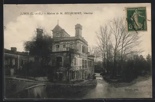 AK Libos /L.-et-G., Maison de M. Belhomme, Sénateur