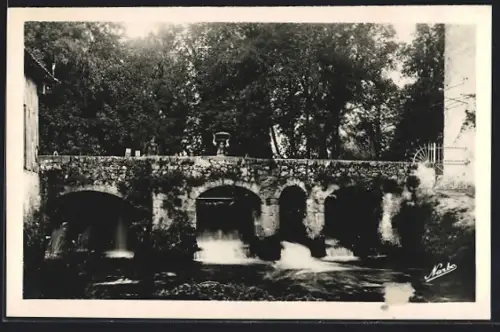 AK Casteljaloux /Lot-et-Gar., Chutes et Vieux Pont de l`Avance