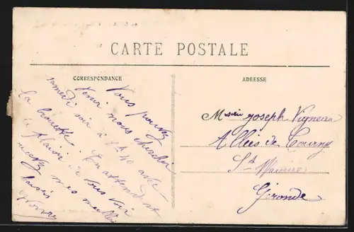 AK Nérac, Château de Caud de Bosc et son bassin réfléchissant