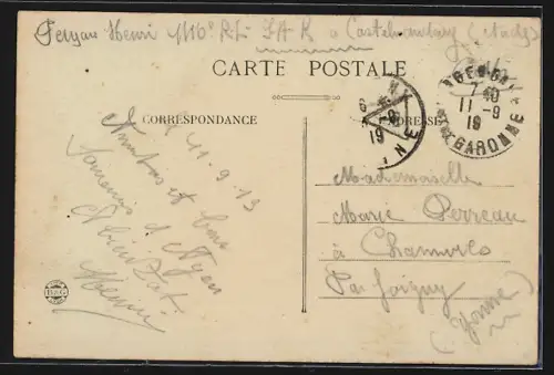 AK Agen, Le Pont-Canal avec vue sur la rivière et promeneurs sur la berge