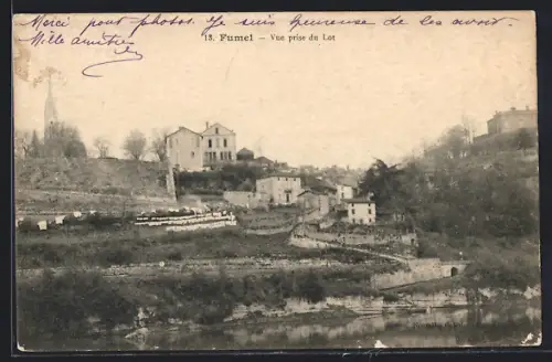 AK Fumel, Vue prise du Lot