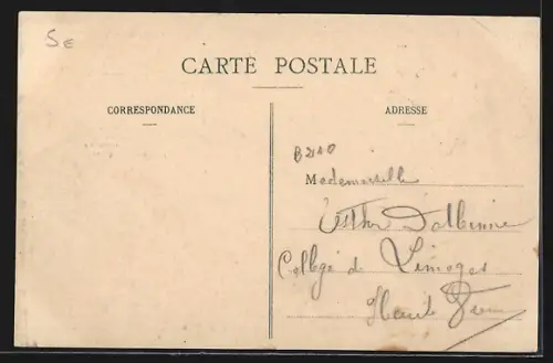AK Villeneuve-sur-Lot /Lot-et-Garonne, La Villeneuvoise avec poème de Paul Fouchrier