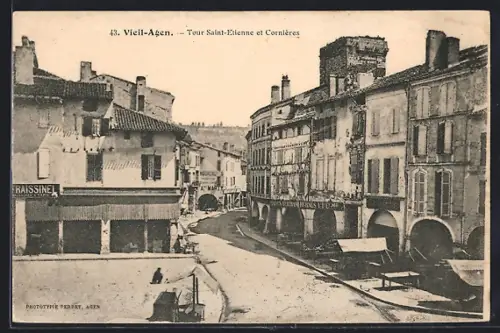 AK Agen, Tour Saint-Étienne et Cornières