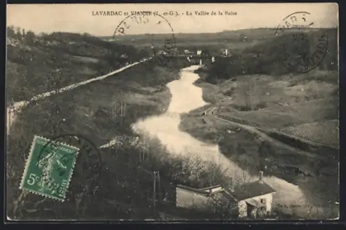 AK Lavardac et Vianne, La Vallée de la Baïse