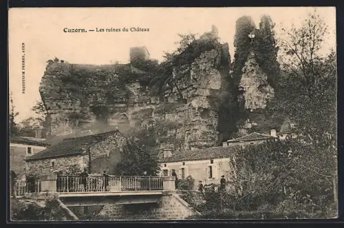AK Cuzorn, Les ruines du Château