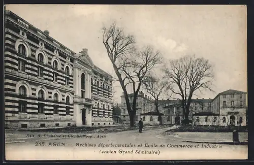 AK Agen, Archives départementales et Ecole de Commerce et Industrie, ancien Grand Séminaire