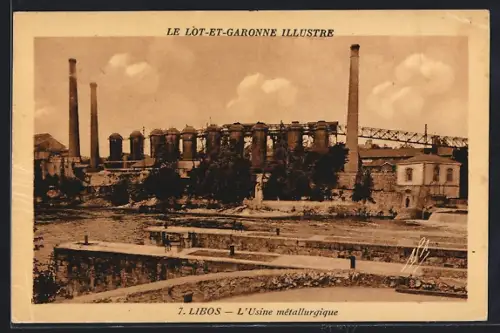 AK Libos, L`Usine métallurgique et ses cheminées