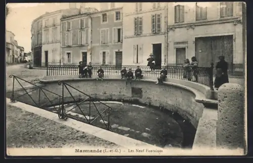 AK Marmande /Lot-et-Garonne, Les Neuf Fontaines