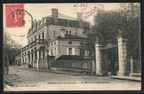 AK Nérac /Lot-et-Garonne, La Brasserie Laubenheimer