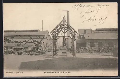AK Fumel, Usines de Fumel, L`Entrée