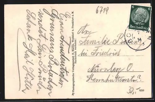 AK Bolanden, Saalbau von Adolf Hoffmann, Burg, Kriegerdenkmal