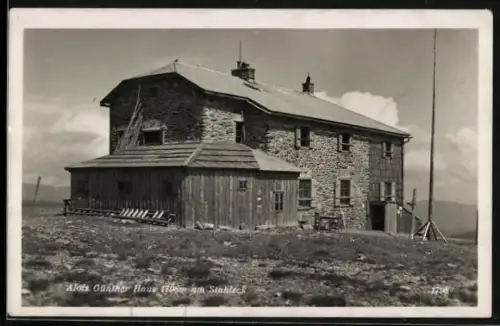 AK Alois Günter Haus, Blick auf das Haus am Stuhleck