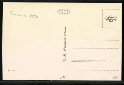 AK Plöckenhaus, mit Gr. Paal und Pic di Timau