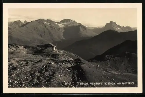 AK Ulmerhütte, Gesamtansicht mit Patteriol