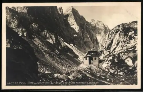 AK Ed. Pichl-Hütte, Berghaus am Wolayersee der Sekt. Austria d. D.Ö.A.V.