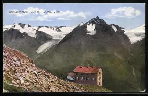 AK Breslauer Haus, Berghütte im Oetztal