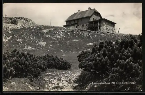 AK Schneealpenhaus, Berghütte am Schauerkogel