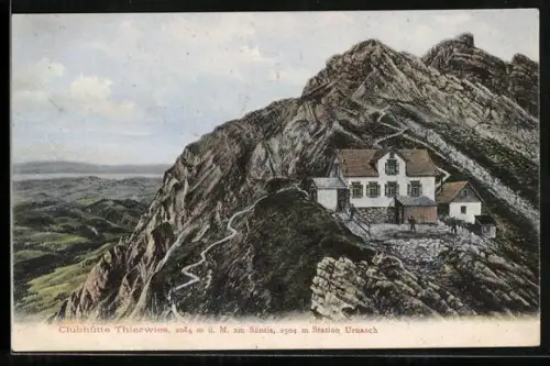 AK Urnäsch, Clubhütte Thierwies am Säntis