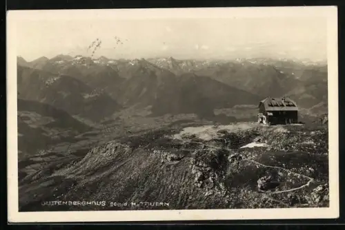 AK Guttenberghaus, Berghütte und Umgebung