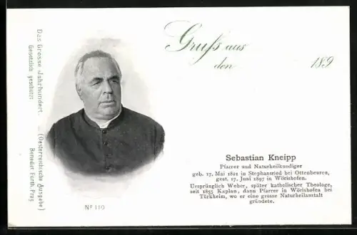 AK Pfarrer und Naturheilkundiger Sebastian Kneipp