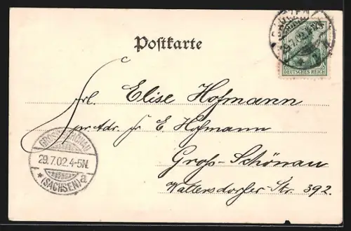 AK Bautzen, Wendischer Graben mit Realschule und alter Kaserne