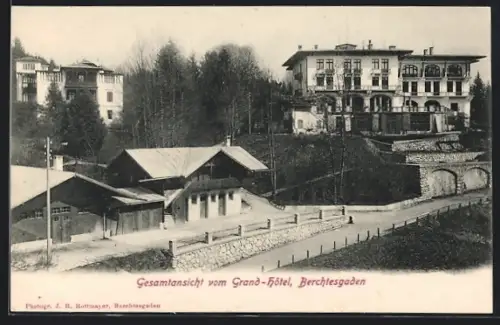 AK Berchtesgaden, Gesamtansicht vom Grand-Hotel