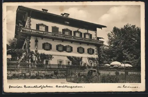 AK Berchtesgaden, Blick auf die Hotel-Pension Brandholzlehen