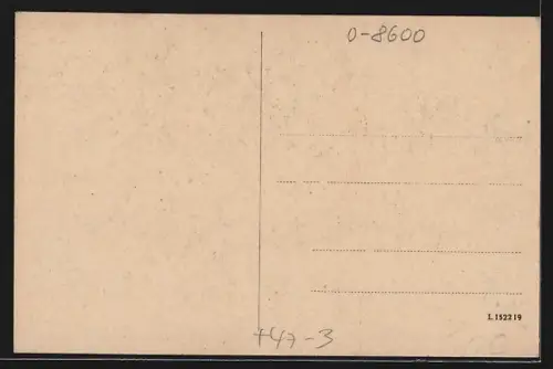 AK Bautzen, Tausend-Tage-Seminarist 1916-1919, Quinta des Landständ. Seminars zu Bautzen