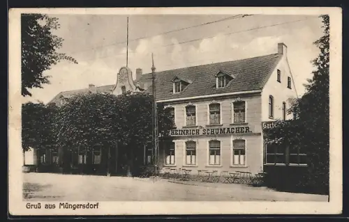 AK Köln-Müngersdorf, Gasthaus von Heinrich Schumacher