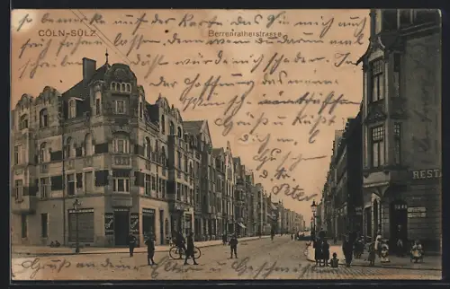 AK Köln-Sülz, Restaurant in der Berrenratherstrasse