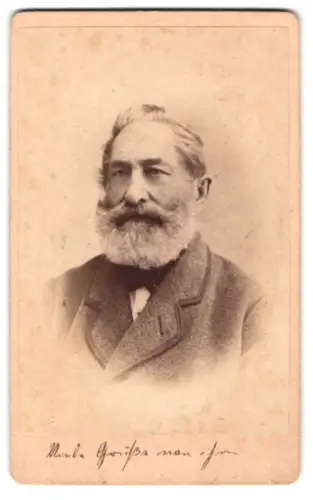 Fotografie C. Stuhl, Wetzlar, Hausergasse, Porträt eines älteren Mannes