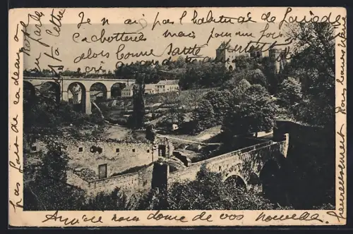 AK Luxembourg, Ville-Basse du Grund, Vieux pont-ecluse