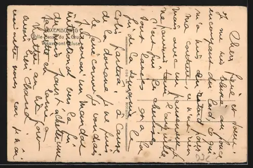 AK Luxembourg, Ville-Basse du Grund, Vieux pont-ecluse