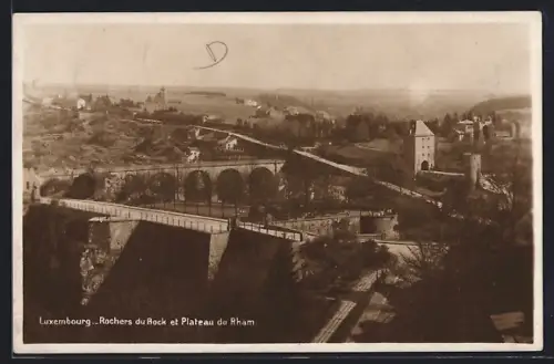 AK Luxembourg, Rochers du Bock et Plateau du Rham